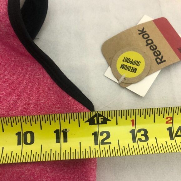 REEBOX Racerback Active Sport Tank Top Women’s Pink/Black Size XS. NWT.       SB - Picture 5 of 7